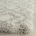 thumbnail image 3 of SAFAVIEH Arizona Briella Geometric Shag Area Rug, Ivory/Beige, 6'7" x 9'2", 3 of 9