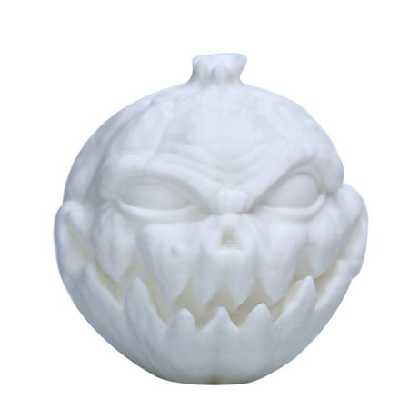 

gakvbuo Halloween Decorations Clearance Halloween Strange 3D Colorful Remote Control 16 Colors Devil Pumpkin Lantern