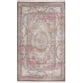 thumbnail image 1 of Ivory Geometric Distressed Oriental Turkish Area Rug, 1 of 5