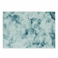 thumbnail image 1 of Nature Cutting Board, Fluffy Cloud Skyline Like Marble Motif Grunge and Retro Features Art Image Print, Decorative Tempered Glass Cutting and Serving Board, Small Size, Turquoise, by Ambesonne, 1 of 1