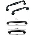 thumbnail image 4 of 20 piezas Poigne De Porte 128mm Entraxe Noir Bton armario De cocina Tiroir Chambre Tirer, 4 of 5