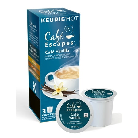 (3 pack) (3 Pack) CafÃ© Escapes CafÃ© Vanilla Keurig Single-Serve K-Cup Pods, 3 Count