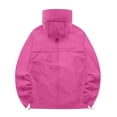thumbnail image 4 of YueHuiYing Men's Lightweight Water Resistant Hooded Pullover with Full Zip Sun Protection for Outdoor Casual Wear, 4 of 4