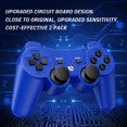thumbnail image 7 of 2 Pack Controllers for PS3 ,Wireless Playstation 3 Gaming Controller with Double Shock & Motion Sensor, Bluetooth Rechargeable PS3 Controller Gamepad Remote PS3, 7 of 7