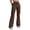 Brown -CE31, variant on Womens Wide Leg Sweatpants Low Rise Baggy Pants Fall Fashion Lounge Lightweight Sweat Pants with Pockets Brown L