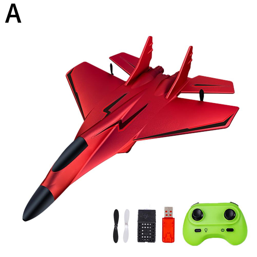Remote Control Aircraft with Night Flight Effects, Featuring SU-35 Fighter Jet Design - Lightweight & Portable for Enthusiasts and Beginners