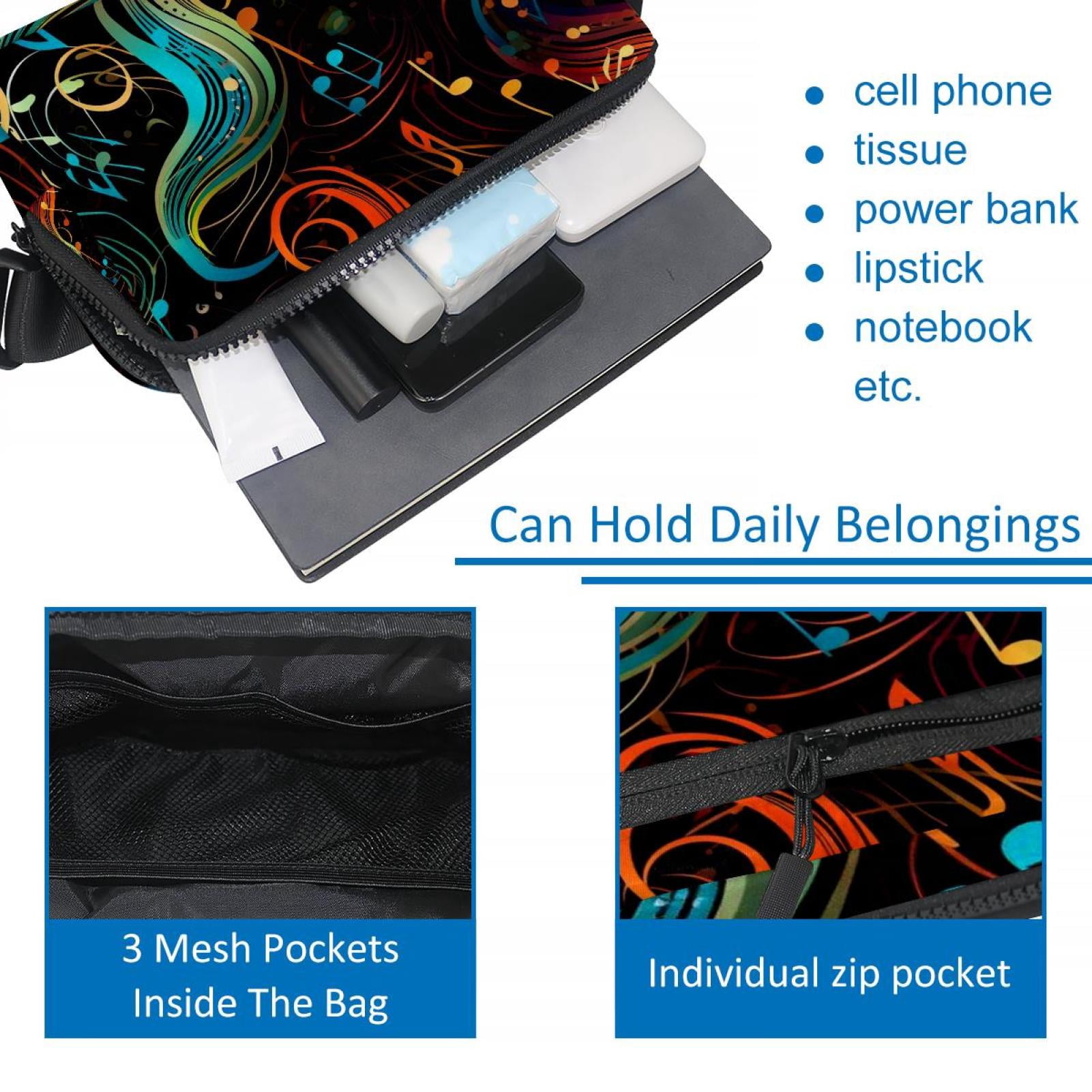 Cupid Adjustable Lightweight Waist Bag Crossbody Fanny Pack with Extension Strap for Men and Women