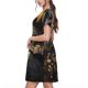 thumbnail image 2 of Balery Noble Style Bald Eagle Vestidos sueltos de manga corta para mujer, vestidos de verano 2025, vestidos casuales de corte A con vuelo., 2 of 6