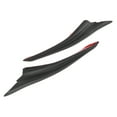 thumbnail image 3 of Aramox 2Pcs Carbon Fiber Style Bumper Fin Lip Splitter Diffuser Rubber Spoiler Universal Car Modification Body Parts, 3 of 8