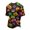 Green #014, variant on Halloween Shirts for Men Ghost Skeleton Print Short Sleeve Fall Tops Pumpkin Graphic Crew Neck Scary Funny Tees M