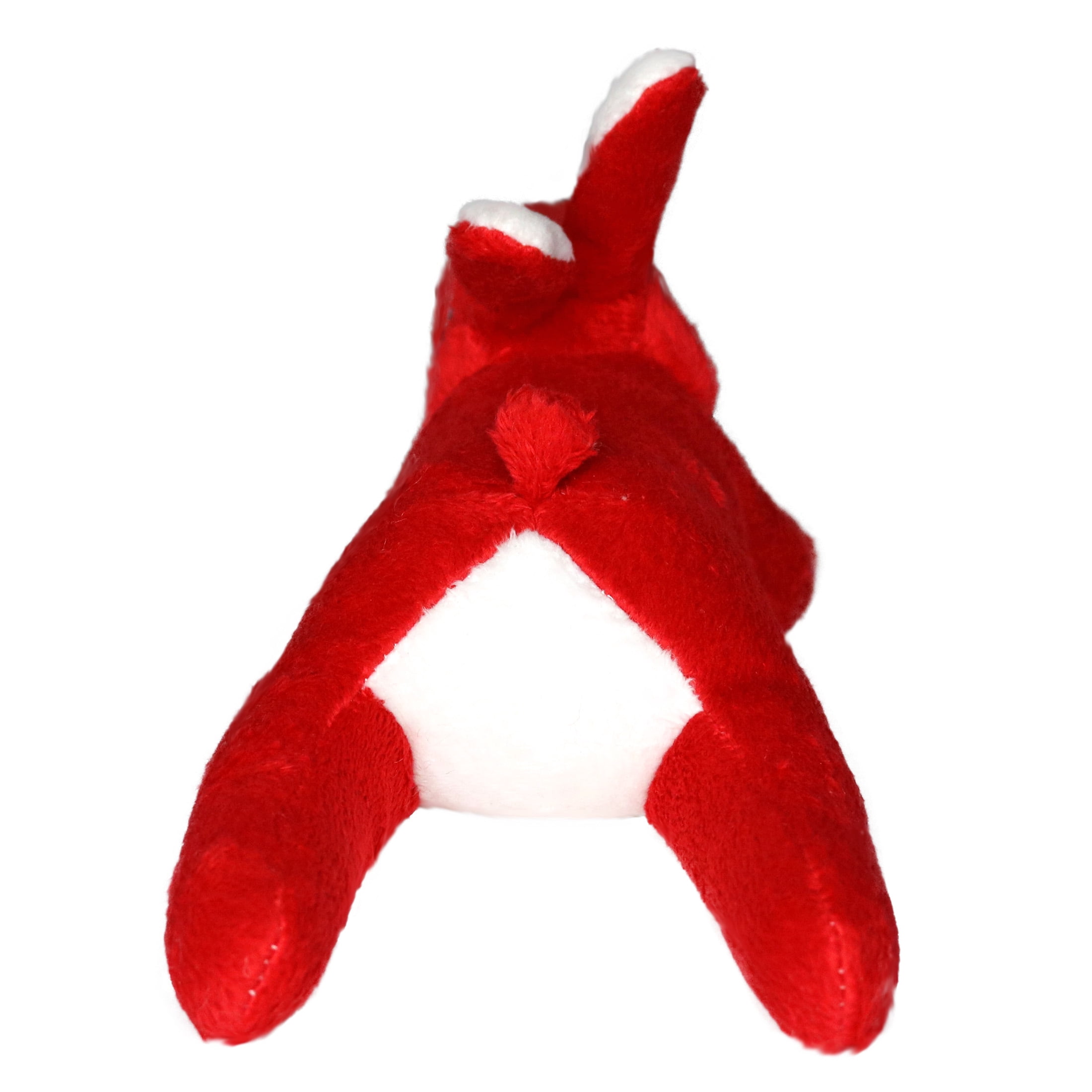 Mighty Jr Angry Animals Rabbit Durable Squeaky Plush Dog Toy, 2-Pack