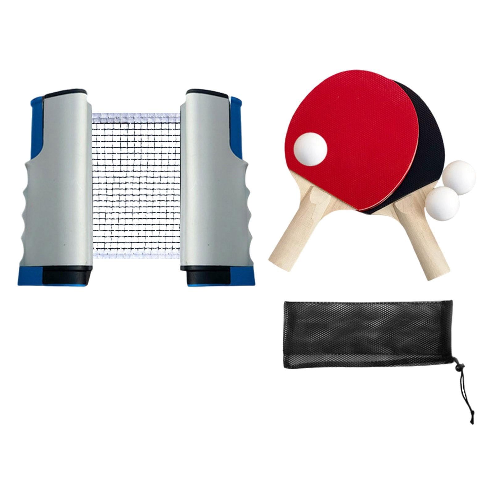 GARENDE Pong Paddles Set Accessories Retractable Net for Home Gym Sports Travel Grey