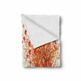 thumbnail image 2 of Bicycle Soft Flannel Fleece Throw Blanket, Autumn Tree Aged Old Bike November Day Fall Season Park Nature Theme, Cozy Plush for Indoor and Outdoor Use, 60" x 80", Orange, by Ambesonne, 2 of 6