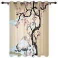 thumbnail image 2 of Hawaii Garden Trees Valance Window Curtains for Living Room Bedroom Kitchen Home Ready-made Youth Room Window Curtains, 2 of 7