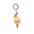 thumbnail image 1 of Wosthever Llavero bolsa colgante tamaño compacto multiusos ahorro de espacio exquisito polar felpa coche ornamento atractivo paquete percha Artesanía Beige, 1 of 6