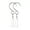 B, variant on Feng Shui Import 360 Degree Rotating Stainless Steel Hook for Wind Chime,Free Rotation Bearing Small Hook for Outdoor,Metal Swivel Hook for Garden And Patio