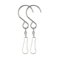 ZZYuan Wind Spinner Swivel Hooks Clips for Hanging Wind Spinners Chimes Crystal Twisters Garden Bells Party Supply - New Arrivals