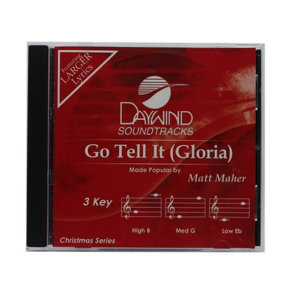 Go Tell It (Gloria) Made Popular by Matt Maher NEW CD Accompaniment
