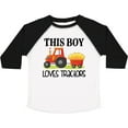 thumbnail image 3 of Inktastic Farming Cute Boy Loves Tractors Boys Toddler T-Shirt, 3 of 5