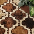 thumbnail image 6 of BNM Modern Trellis Indoor Runner Rug, 2' 7" x 10', Coffee, 6 of 7
