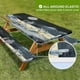 thumbnail image 2 of Oil painting picnic table cover with bench cover 3-piece set, 2 of 5