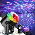 thumbnail image 2 of Lights for Car,Cars Party Decorations Home Flash Ambient Lights Colorful Voice-Activated Rotating Stage Party Ball Lights Party Decoration Lights Car Decoration Lights Usb Power Supply, 2 of 8