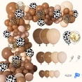 thumbnail image 1 of Kit de guirnaldas con forma de arco de globos para Ouddy Party, 170 piezas, con diseño de vaquero, 1 of 8