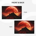 thumbnail image 4 of Placemats Set of 4 / 6, Volcanic Red Moon Placemats for Dining Table Indoor/Outdoors Heat Resistant Washable Placemats 18" x 12", 4 of 8