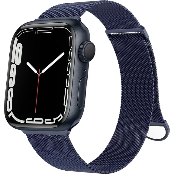 Compatible with Apple Watch Band 46mm 38mm 40mm 41mm 42mm 44mm 45mm 49mm Women Men, Adjustable Stainless Steel Strap Strong Magnetic Bracelet for iWatch Bands Series 11 10 9 8 7 6 5 4 Ultra SE 3 2 1