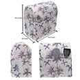 thumbnail image 5 of Floral Lounger Chair Bag, Blue and Purple Colored Watercolor Iris Flowers and Splash on Background, High Capacity Storage with Handle Container, Lounger Size, White and Multicolor, by Ambesonne, 5 of 5