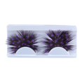 thumbnail image 1 of Lightweight False Eyelashes 1 Pair 3d Colorful Blue Feather Fake Eyelashes for Halloween Cosplay Party, 1 of 8