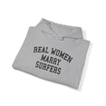 thumbnail image 4 of Surfer Surfing Wife Husband Wedding Hoodie, Gifts, Hooded Sweatshirt, 4 of 4