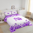thumbnail image 3 of Erosebridal Monogrammed Comforter Sets Queen Size,Personalized Initial Bedding Queen Comforter Set,Letter Decoration,Reversible,Ultra Soft,3-Piece, 3 of 8