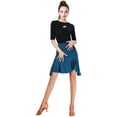 thumbnail image 5 of Falda de baile latino Falda femenina para adultos Falda de baile con volantes Falda de baile profesional, 5 of 5