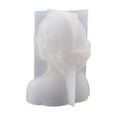 thumbnail image 1 of Abbracc Modern Girl Silicone Model Candle Making Epoxy Resin Casting Art Crafts Handmade Blindfolded, 1 of 9