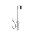 thumbnail image 4 of (4 pack) Mainstays Metal Double Over the Door Towel Hook, Satin Nickel, 4 of 12