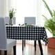 thumbnail image 5 of Mantel blanco impermeable a prueba de aceite, mantel de PVC, resistente, fácil de limpiar, para picnic al aire libre, cocina, comedor, cafetería, restaurante, 5 of 7