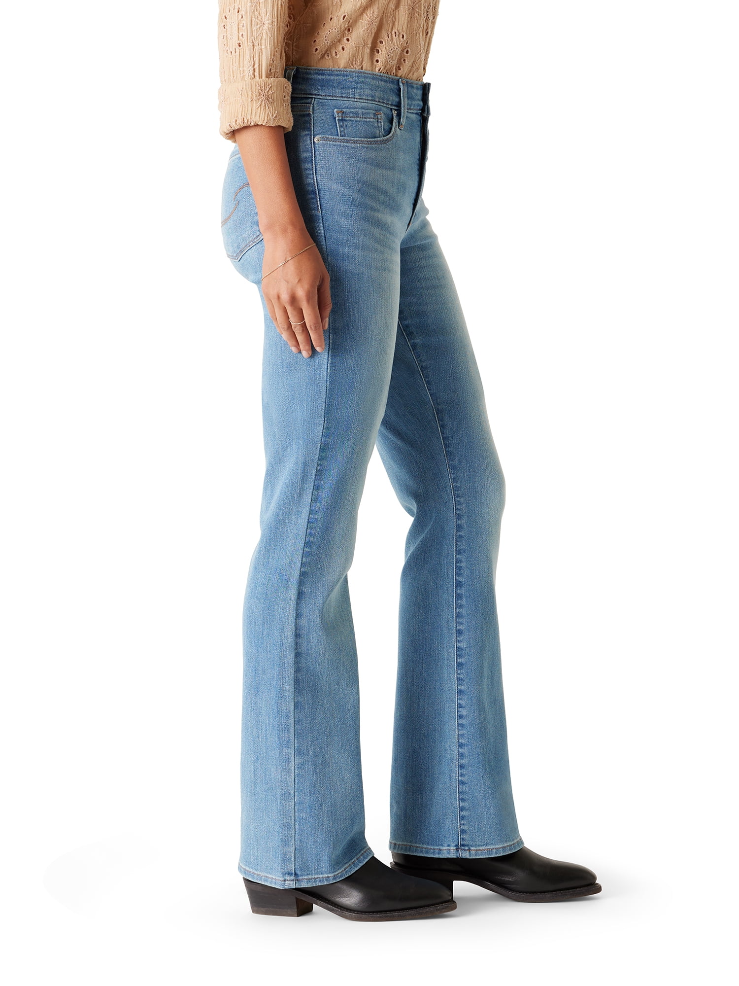 Levi Strauss Signature Women's and Women's Plus Mid Rise Bootcut Jeans, Inseams: Short, Regular, Long; Sizes 2-28