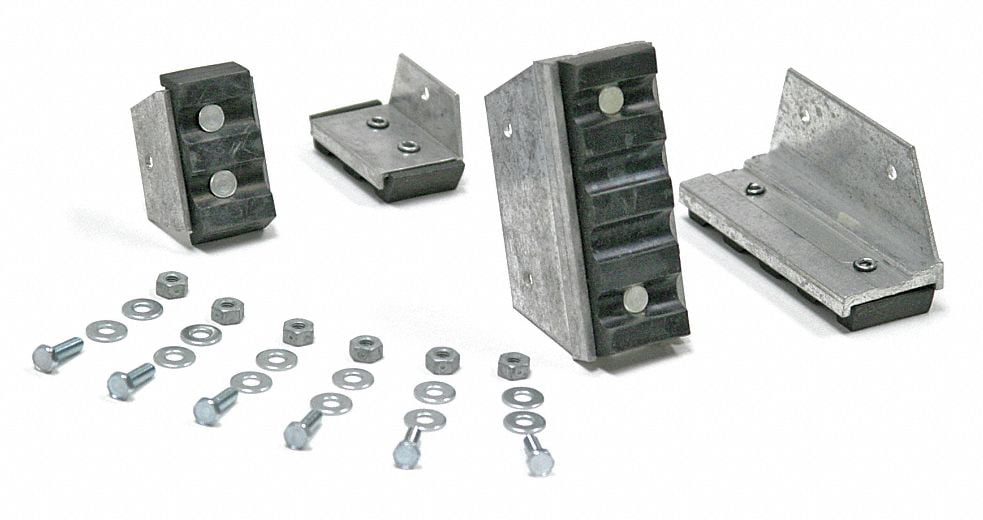 Fiberglass Set Of 4 Replacement Step Ladder Shoe / Feet Kit Werner 21-8 