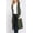 Olive, variant on Women's Sleeveless Notched Collar Long Knit Sweater Vest with Side Pockets