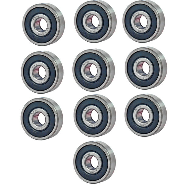 New Set of 10 Alternator Bearing 12MM ID X 37MM OD X 12MM WIDE 63012RS