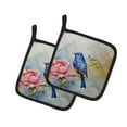 thumbnail image 2 of Carolines Treasures DAC3188PTHD 7.5 x 7.5 in. Bluebird Pot Holders - Set of 2, 2 of 2