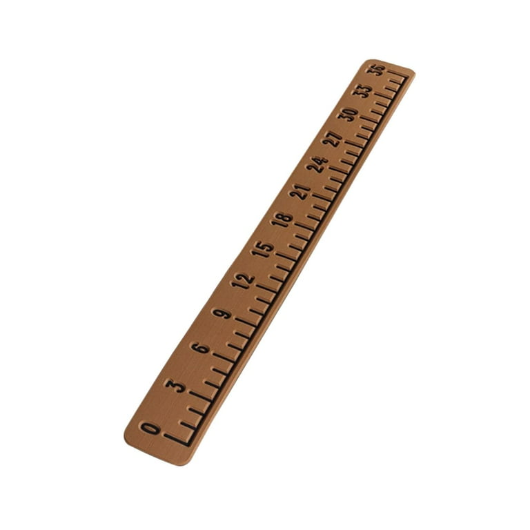 Boat Deck Fishing Ruler Foam Precision Marks 6mm Thickness Etched Numbers  Easy to Clean 39 inch High Density Fish Measuring Ruler for Yachts light  black brown 