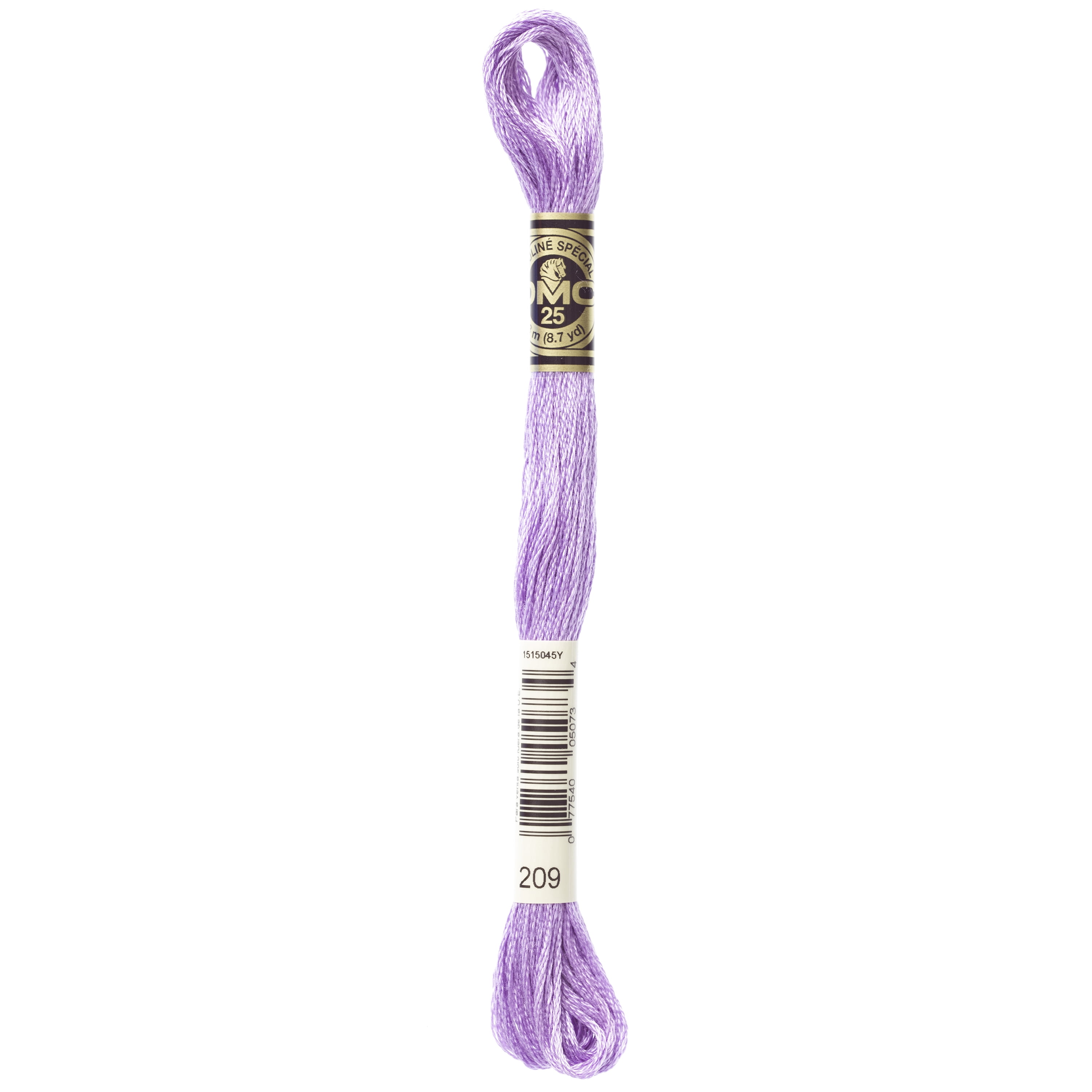 (2 pack) DMC Mouline 117-209 Six-Strand Embroidery Floss, Dark Lavender, 8.7 yd