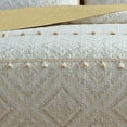 thumbnail image 2 of Design Studio Skye Tribal Gold 3-Piece Soft Microfiber Quilt Set with Tassels - Full/Queen, 2 of 5