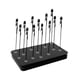 thumbnail image 2 of Pinzas de Base para soporte de pintura Juego de pinzas de Herramienta de modelado Pintura en para modelos Pinza de Negro, 2 of 8