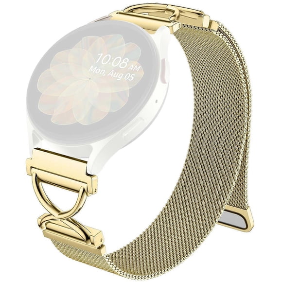 For Huami Amazfit GTS 3 Milanese Band Electroplated Stainless Steel Magnetic Watch Strap with X-Shap