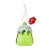 Lime Green Plastic Gumdrop Christmas Ornament, 3.9