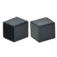 thumbnail image 6 of Flyshop 4PCS Square PVC Chair Leg Caps Protectors Non-Slip Noise Reduction Protective End Caps Durable Stoppers Protect Floor, 25 x 25mm Bright Black, 6 of 6