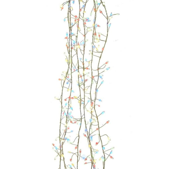 Kurt Adler 300-Light Multicolored Superbright LED Cluster Light Set
